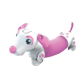 Shop Robo Dash D Interactive Robot Dog in Brown. Smart rolling robotic pet toy for kids