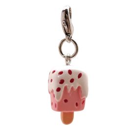 Poly 3-D Strawberry Ice Cream Charm
