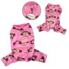 Silly Monkey Front Sleeveless Fleec Pajamas