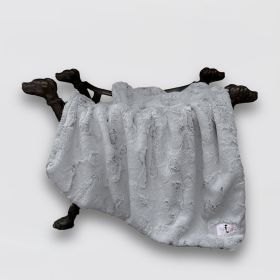 Dolce Vita Dog Blankets (Color: Sterling, size: SM)