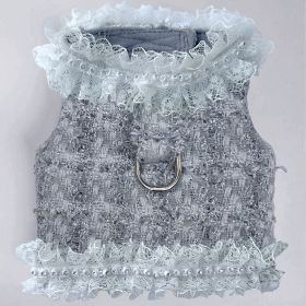 Envogue Dog Harness (Color: Platinum, size: XS)