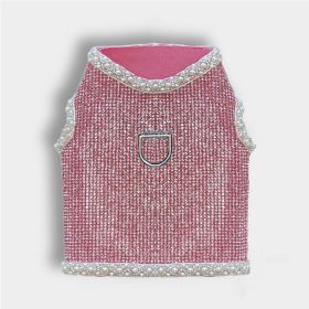 Imperial Crystal Dog Harness (Color: Prima Donna, size: XS)