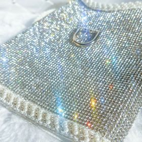 Imperial Crystal Dog Harness (Color: Imperial Crystal, size: XS)
