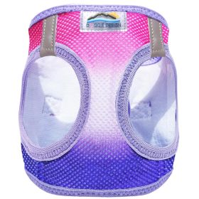 American River Choke Free Dog Harness Ombre Collection (Color: Raspberry Sundae, size: XX-Small)