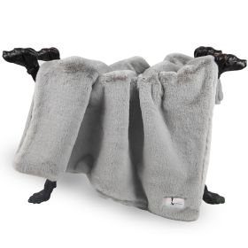 Divine Plus Dog Blankets (Color: Dove Grey, size: Throw)