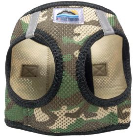 American River Choke Free Dog Harness Camouflage Collection (Color: Green Camo, size: large)