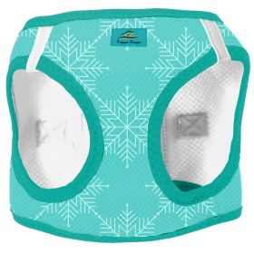 American River Choke Free Dog Harness Holiday Collection (Color: Snowflake, size: 3X-Large)