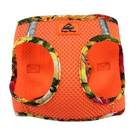 American River Choke Free Harness Hawaiian Trim (Color: Sunset Orange, size: 3X-Large)