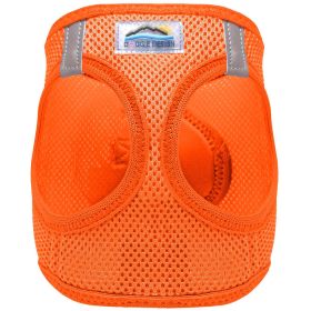 American River Solid Ultra Choke Free Dog Harness (Color: Hunter Orange, size: 2X-Large)