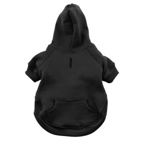 Flex-Fit Dog Hoodie (Color: Black, size: 2X-Large)