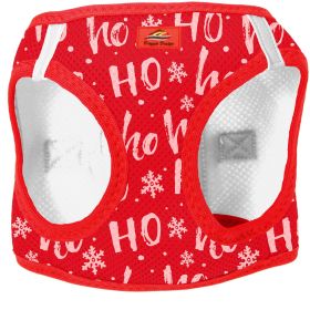 American River Choke Free Dog Harness Holiday Collection (Color: HO HO HO, size: medium)