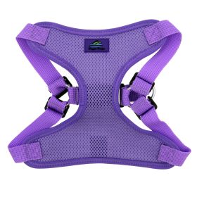 Wrap and Snap Choke Free Dog Harness by Doggie Design (Color: Paisley Purple, size: large)