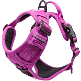 Venture Paw Pull Control Dog Harness (Color: Wild Raspberry, size: medium)