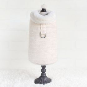 Zha Zha Dog Coat (Color: Peach, size: LG)