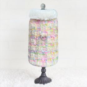 Annabella Dog Coat (Color: Masquerade, size: LG)